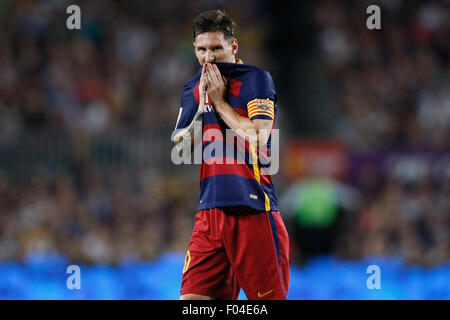 Camp Nou, Barcelona, Espagne. Le 05 août, 2015. Le Joan Gamper Cup joué entre FC Barcelone et que les Roms. lionel messi (Barcelone). © Plus Sport Action/Alamy Live News Banque D'Images