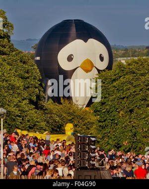 Ashton Cour, Bristol, Royaume-Uni. Le 06 août, 2015. Formes spéciales et au lancement de ballons Balloon Fiesta, Ashton Cour, Bristol : Crédit jules annan/Alamy Live News Banque D'Images