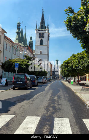 All Saints Church, de Litomerice, en Bohême du Nord, République Tchèque Banque D'Images