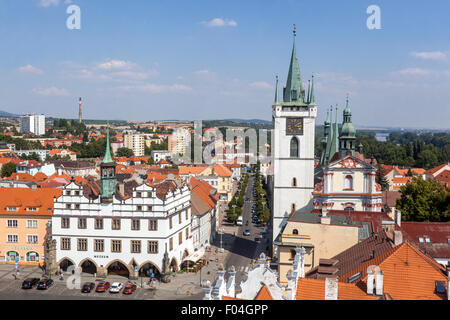 All Saints Church, de Litomerice, en Bohême du Nord, République Tchèque Banque D'Images