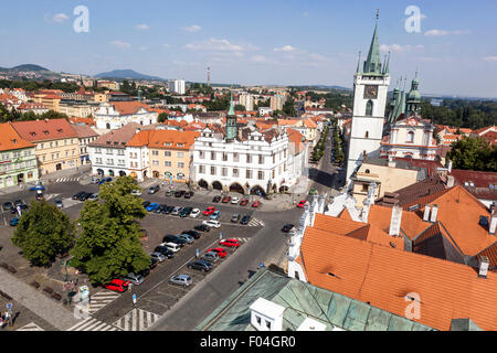 All Saints Church, de Litomerice, en Bohême du Nord, République Tchèque Banque D'Images