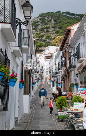 Des processions de Pâques traditionnel à Mijas en Andalousie Espagne Banque D'Images