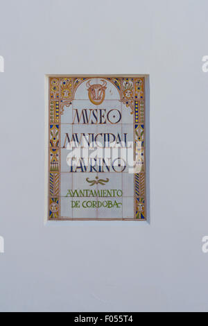 On trouve dans un coin tranquille ou Cordoue Cordoue, Espagne Banque D'Images