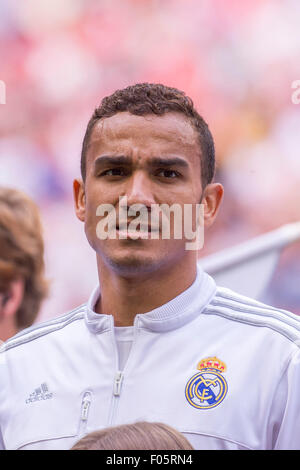 Danilo (réel), le 4 août 2015 - Football / Soccer : Audi Cup match entre le Real Madrid 2-0 Tottenham Hotspur à l'Allianz Arena de Munich, Allemagne. (Photo de Maurizio Borsari/AFLO) Banque D'Images