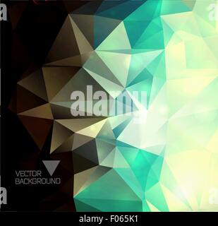 Résumé polygonal colorés Illustration de Vecteur