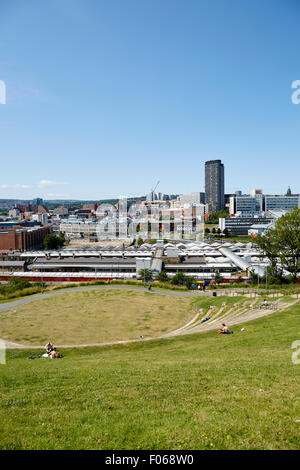 Dans Sheffield South Yorkshire sur le centre-ville de Sheffield Hallam University building Université Universités college edu Banque D'Images