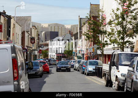 Barrow-in-Furness communément connu sous le nom de Barrow, une ville dans le comté de Cumbria, Royaume-Uni. Il se trouve sur la côte nord de Mor Banque D'Images