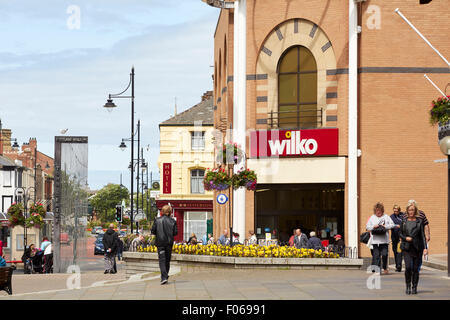 Barrow-in-Furness communément connu sous le nom de Barrow, une ville dans le comté de Cumbria, Royaume-Uni. Il se trouve sur la côte nord de Mor Banque D'Images