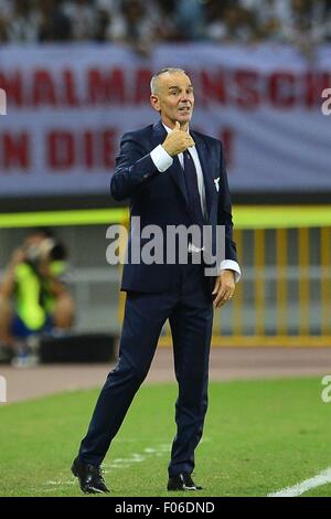 Shanghai, Chine. 8e août, 2015. L'entraîneur-chef SS Lazio STEFANO PIOLI pendant le match entre SS Lazio vs Juventus FC au Stade de Shanghai à Shanghai, Chine. Credit : Marcio Machado/ZUMA/Alamy Fil Live News Banque D'Images