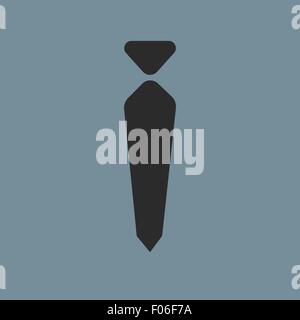 L'icône vecteur symbole Tie Illustration de Vecteur