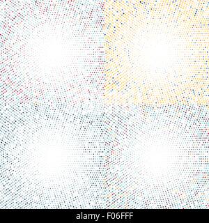 Points de trame de scénario. Points noirs sur fond blanc. Illustration de Vecteur