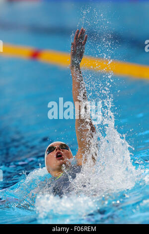 Kazan, Russie. 8e août, 2015. Katinka Hosszu (HUN) Natation : 16e Championnats du monde FINA 2015 Kazan Women's 200m dos finale à l'Arena de Kazan Kazan, Russie . © Yohei Osada/AFLO SPORT/Alamy Live News Banque D'Images