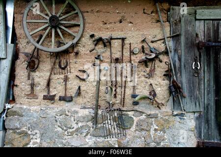 outils anciens Banque D'Images