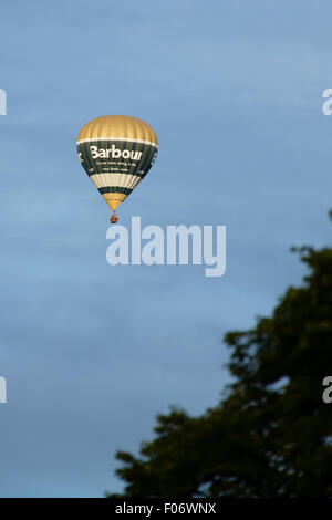 Bristol, Royaume-Uni. 09Th Aug 2015. Ballon à air chaud de marque Barbour Crédit : Rob Hawkins/Alamy Live News Banque D'Images