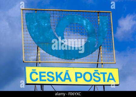 Ceska posta, logo La poste tchèque Banque D'Images