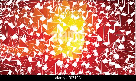 Abstract red orange triangles background gradient vector illustration EPS10. Illustration de Vecteur