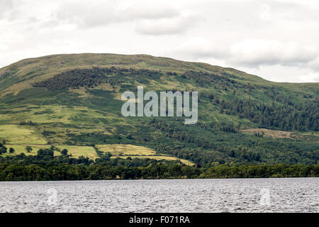 Le Loch Lomond, Glasgow, Ecosse, Royaume-Uni. 9 Août, 2015 : Météo : les vacanciers et les touristes appréciant le week-end sur le Loch Lomond. Bien que le temps était couvert et les touristes sont venus pour profiter encore de leurs sorties sur le Loch Lomond pendant la pause de fin de semaine. Peu importe le temps le Loch Lomond a attiré l'intérêt et témoignages du monde entier pour sa beauté à couper le souffle, la faune variée et de la richesse de l'histoire, les légendes et le folklore. Credit : Dundee Photographics/Alamy Live News Banque D'Images