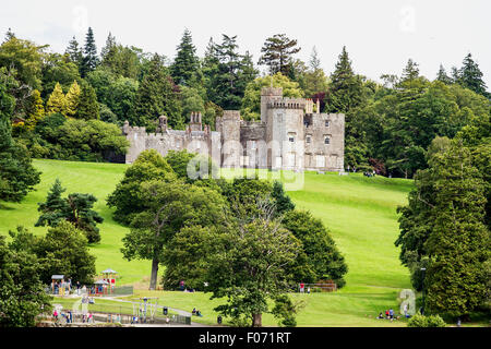 Le Loch Lomond, Glasgow, Ecosse, Royaume-Uni. 9 Août, 2015 : Météo : les vacanciers et les touristes appréciant le week-end sur le Loch Lomond. Bien que le temps était couvert et les touristes sont venus pour profiter encore de leurs sorties sur le Loch Lomond pendant la pause de fin de semaine. Peu importe le temps le Loch Lomond a attiré l'intérêt et témoignages du monde entier pour sa beauté à couper le souffle, la faune variée et de la richesse de l'histoire, les légendes et le folklore. Credit : Dundee Photographics/Alamy Live News Banque D'Images