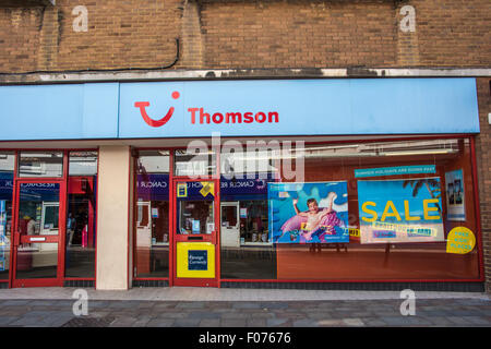 Thomson Travel agent shop sur high street Wolverhampton West Midlands, Royaume-Uni Banque D'Images