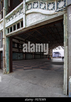 Casino abandonnés, Asbury Park, New Jersey Banque D'Images