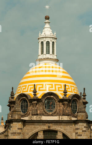 Dôme de cathédrale de Guadalajara, Mexique Banque D'Images