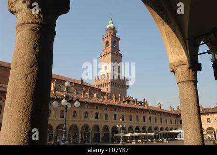 Vigevano (Lombardie, Italie), la Place Ducale Banque D'Images