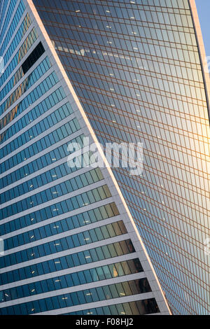 Centre d'affaires de Moscou au lever du soleil Banque D'Images