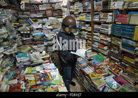 Librairie d'occasion à Hanoi, Vietnam Banque D'Images