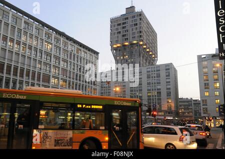 Milan, Italie, la tour Velasca Banque D'Images