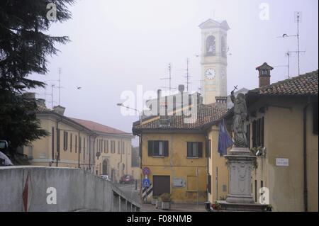 Lesmo typique petit village près de Milan (Lombardie, Italie) Banque D'Images