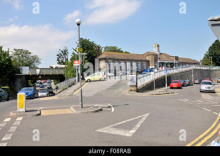 Broadstairs, Kent, Angleterre, Royaume-Uni. La gare de Broadstairs Banque D'Images