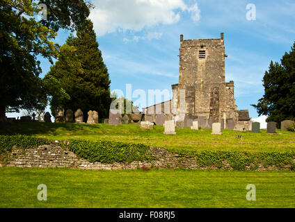 L'église Sainte-Marie, Tissington, Derbyshire. Banque D'Images