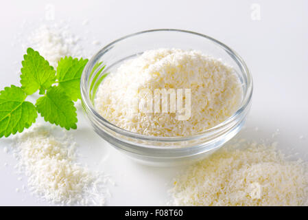 La viande séchée de coco non sucré, râpé Banque D'Images