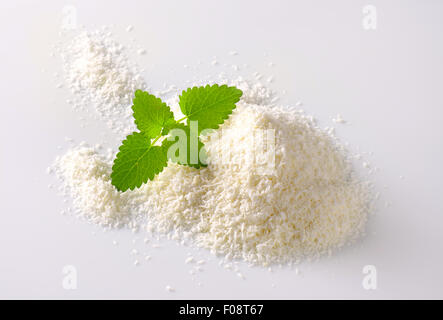 La viande séchée de coco non sucré, râpé Banque D'Images