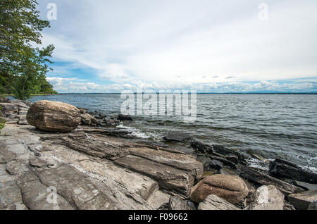 Point Au Roche State Park Banque D'Images