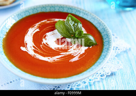 Soupe aux tomates Banque D'Images