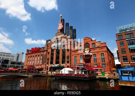 Pratt Street Power Plant, Inner Harbor, Baltimore, Maryland, USA Banque D'Images