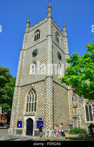 Mary-The St-vierge, l'église St Mary's Butts, Reading, Berkshire, Angleterre, Royaume-Uni Banque D'Images