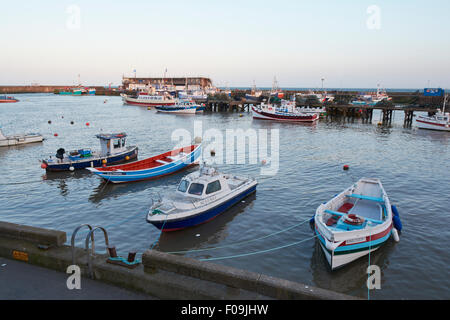 Birdlington Harbour, Yorkshire, Angleterre, Royaume-Uni Banque D'Images