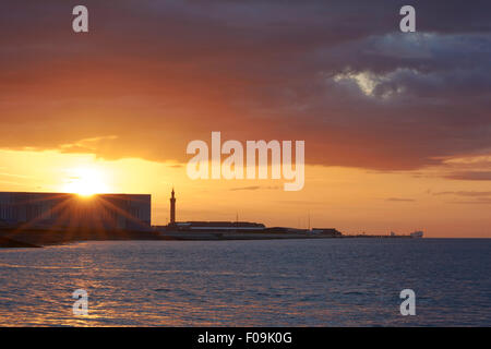 Grimsby Docks - Grimsby, Lincolnshire, Angleterre, RU Banque D'Images