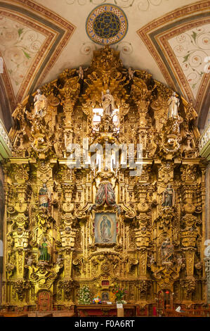 À l'intérieur de Parroquia de Nuestra Señora de los Dolores, Dolores Hidalgo, Mexique Banque D'Images