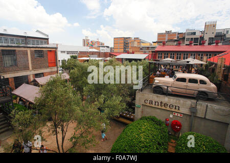 L'Afrique du Sud, Johannesburg, Maboneng, Cité Arts on Main, Creative hub et au réaménagement du centre-ville. Banque D'Images