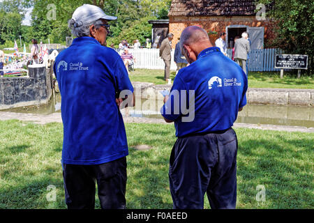 Canal and River Trust en attente de personnel 15-04 Banque D'Images