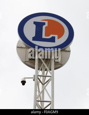 De la Direction générale de la chaîne de supermarchés française E Leclerc, France Banque D'Images