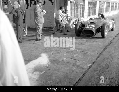 1956 GRAND PRIX D'Italie à Monza Banque D'Images