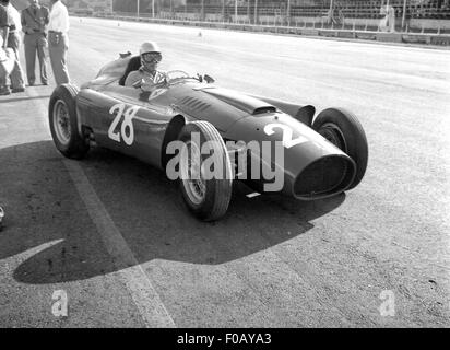 1956 GRAND PRIX D'Italie à Monza Banque D'Images