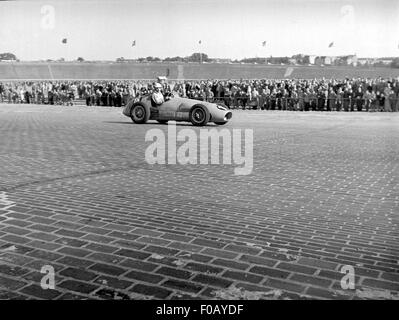 Course Avus de Berlin 1954 Banque D'Images