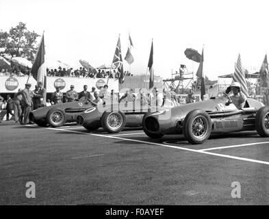 1956 GRAND PRIX D'Italie à Monza Banque D'Images