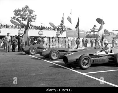 1956 GRAND PRIX D'Italie à Monza Banque D'Images