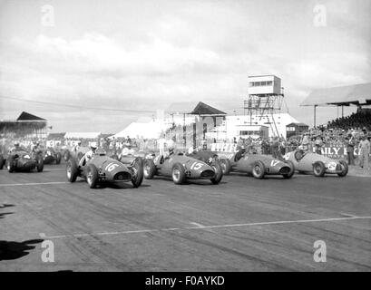 GP britannique de Silverstone en 1952 Banque D'Images